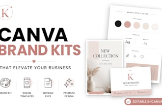 design canva branding kit templates