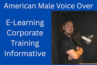 provide voice over narration for corporate and elearning modules