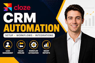 setup your real estate cloze CRM with automation integration and sales pipelines