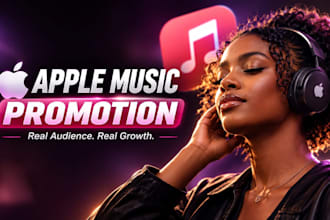 do organic ads with music promotion for apple music promotion