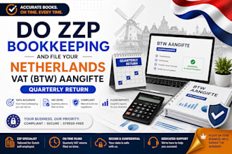 do zzp bookkeeping and file your netherlands vat btw aangifte quarterly return