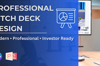 design a professional canva pitch deck for investors and startups