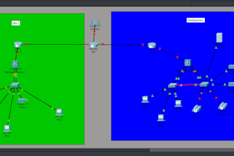 create a logical network diagram with documentation