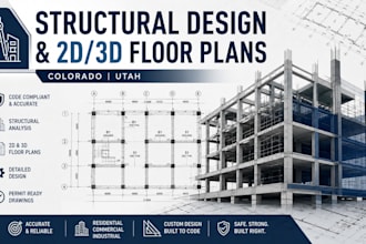structural design, structural analysis 2d 3d floorplan designs in colorado utah