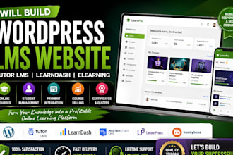 wordpress lms membership website tutor lms learndash masterstudy online courses