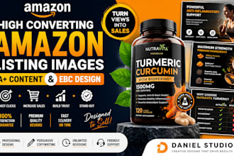 create high converting amazon lisitng images, a plus content, amazon ebc