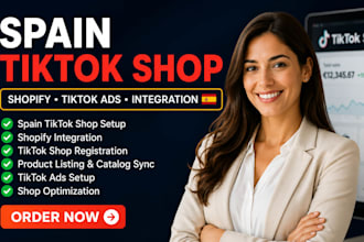 setup spain tiktok shop, tiktok shop spain, shopify integration, tiktok ads
