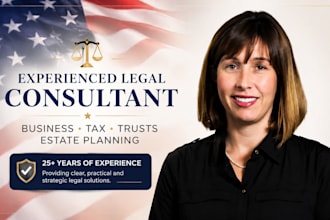 provide professional legal consultation for business, tax trusts