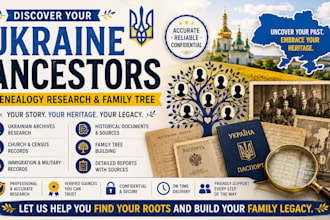 discover your ukraine ancestors genealogy research and family tree