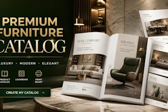 create premium furniture catalog