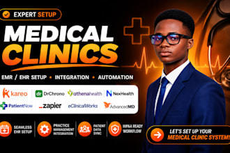 setup kareo drchrono athenahealth nexhealth patientnow zapier eclinicalworks
