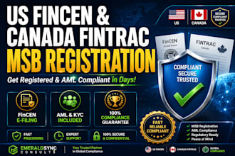 do US fincen and canada fintrac msb registration and aml compliance