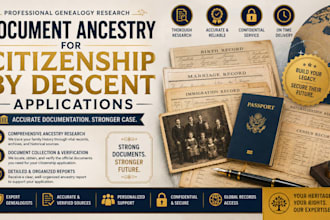 document ancestry for citizenship by descent applications
