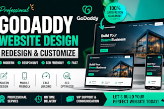redesign godaddy website, godaddy website design, godaddy website redesign