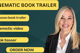 create cinematic book trailer, book promo, book teaser and teaser video