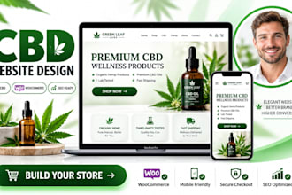 build cbd website, vape, marijuana ecommerce store, cannabis website SEO