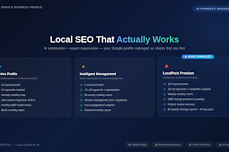 fully manage your google business profile with ai to rank in local search