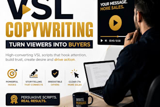 copywrite social media ads and vsl that converts instantly
