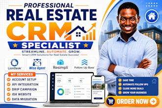 liondesk wise agent automation resimpli idx website follow up boss integration