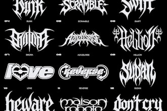 make dj, producer, band and record label logo design