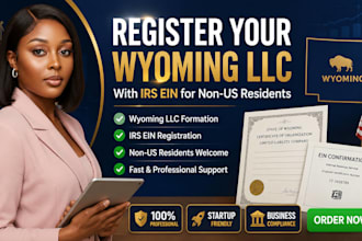 register your wyoming llc with ein for non US residents and startups