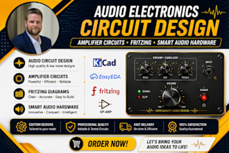 do audio electronics circuit, amplifier circuit, fritzing,smart audio hardware