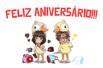 draw cute chibi stickers and custom characters