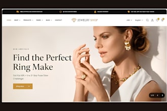 build jewelry website jewelry store jewelry shopify store fashion, jewelry store