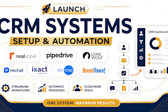 launch realvolve pipedrive lonewolve rechat ixact contact dotloop and boomtown