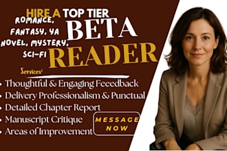 be your beta reader, romance beta reader fantasy beta reader with inline comment