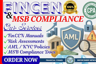 draft CPA msb compliance documents and aml policy manuals, fincen manual fast