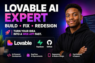 fix lovable ai, lovable to IOS, base44, bug fix, lovable to wordpress,replit