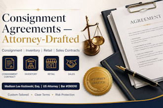 draft a secure consignment sales contract for high ticket items