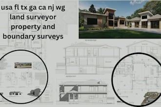 draw your plot plan, site plan, or land survey drawing in cad