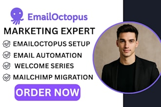 do emailoctopus automation welcome series mailchimp contact import transfer