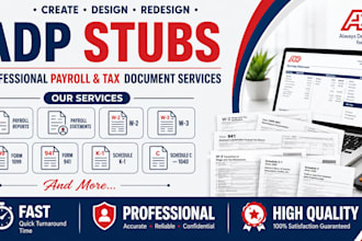calculate payroll stubs, w2 for you and employees
