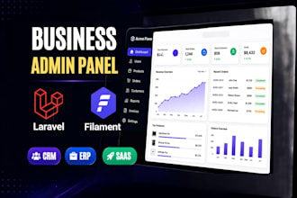 build and customize laravel filament business admin panel