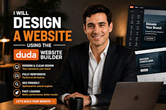 build duda website design and redesign duda website using duda website builder