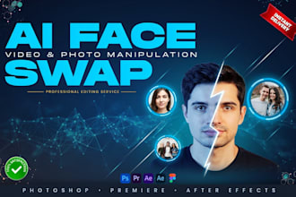 ai face swap video manipulation head swap photo manipulation image video editing