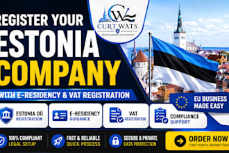 register your estonia company with e residency, vat registration and compliance