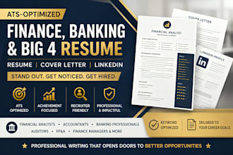 write an ats financial analyst resume