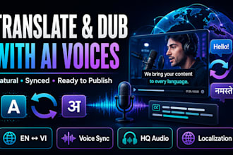 translate and dub your videos with natural ai voices