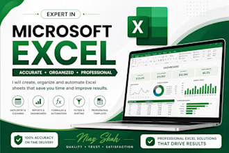 professionally format and edit excel spreadsheets