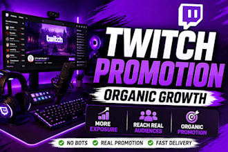 organically promote your twitch stream to reach more viewers