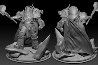 3d sculpt print and paint 3d warhammer 40k models custom action figure warhammer