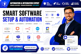 zoho crm livechat n8n xero google calendar analytic microsoft team trello twilio