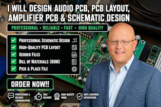 design audio pcb pcb layout amplifier pcb schematic design