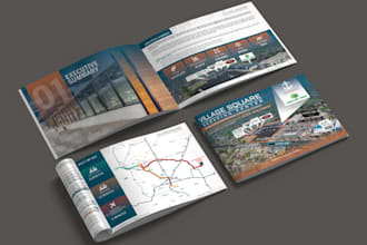 design real estate listing presentation, canva property brochure, canva booklet