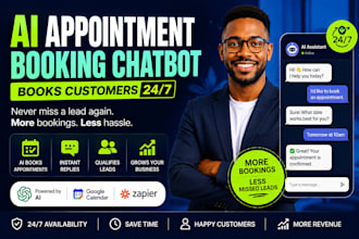 build an ai appointment booking chatbot that books customers 24 7