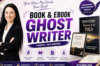 ebook ghostwriter, ebook writer, book editor, non fiction, ghost book writer